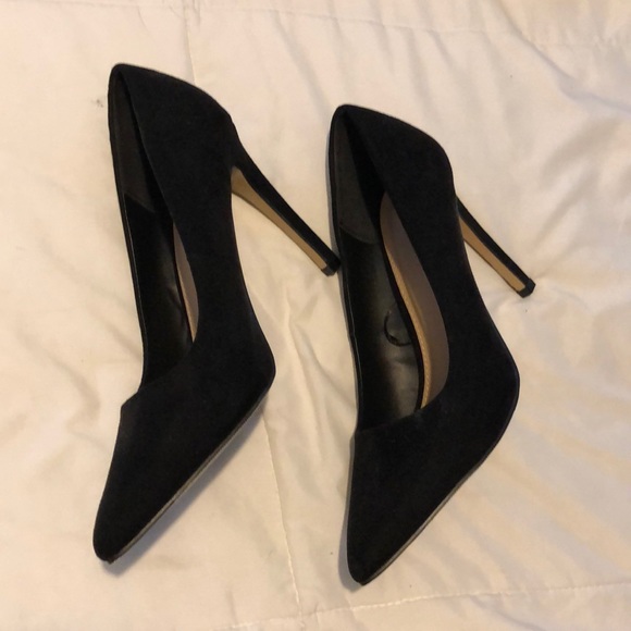 Pointy heels black faux leather - Picture 1 of 1